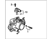 OEM 2000 Honda Civic Body Assembly, Throttle (Gf98D) - 16400-P2T-A01