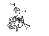 OEM 1999 Honda Civic Body Assembly, Throttle (Gf98D) - 16400-P2T-A01