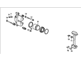 OEM 1995 Honda Civic Caliper Sub-Assembly, Left Front - 45019-SR8-A00