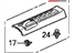 Honda 84251-SJC-A01ZB