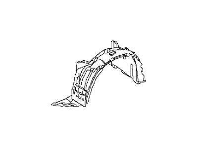Infiniti 63842-5NA0A Protector-Front Fender, RH