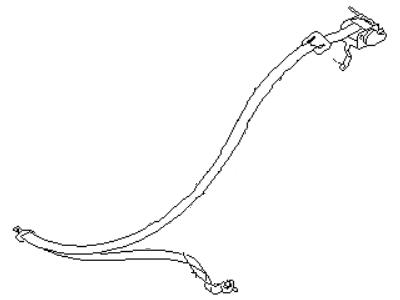 Infiniti 88845-3JA8A Belt Assy-Rear Seat Tongue, Lh