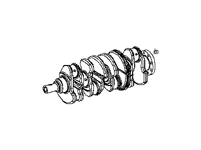 Infiniti 12200-91C0N CRANKSHAFT Assembly