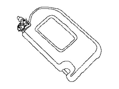 Infiniti 96400-3JS0A Passenger Sun Visor Assembly