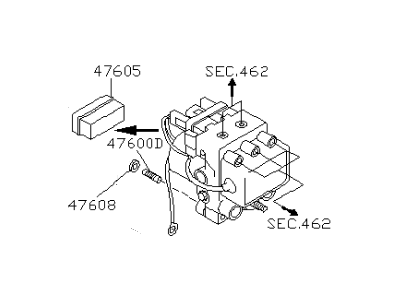 Infiniti 47600-3H066 Absorber Actuator Assy