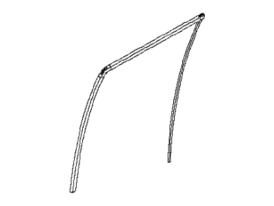 Infiniti 82331-1LA1A Glass Run-Rear Door Window, LH