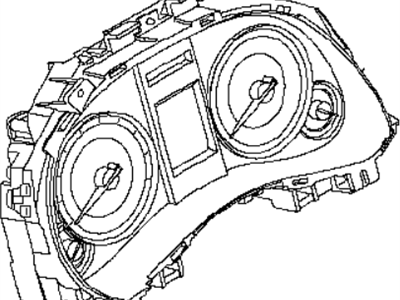 Infiniti 24820-1NX2D Instrument Cluster Speedometer Assembly