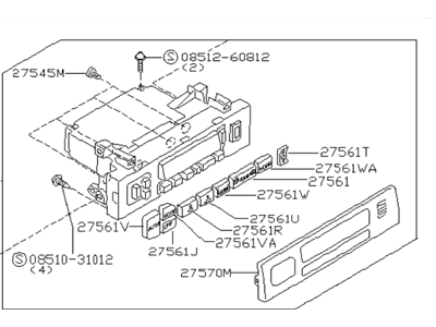 Infiniti 28525-67U01 Control Assembly