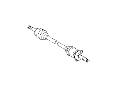 Infiniti 39100-7J116 Shaft Assy-Front Drive, RH