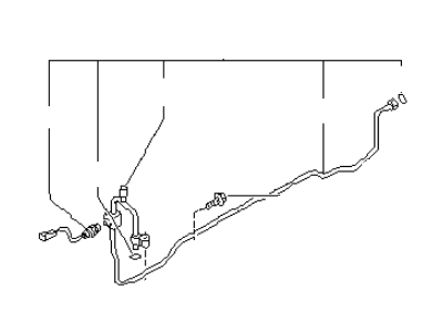 Infiniti 92442-67U00 Pipe-Front Cooler, High B