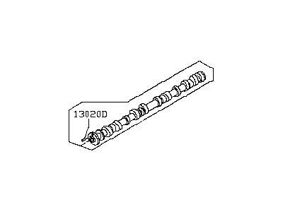 Infiniti 13020-EH010 Camshaft Assy