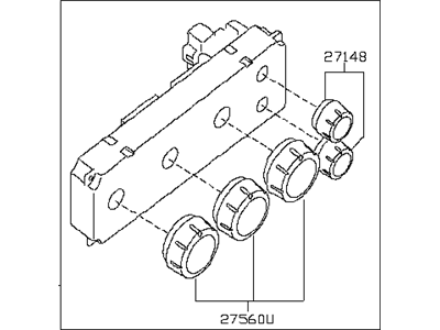 Infiniti 27500-ZC11B Control Assembly