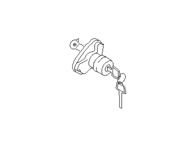 Infiniti H4660-6P025 Cylinder Set-Trunk Lid Lock