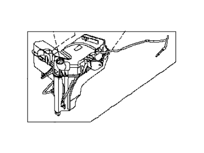 Infiniti 28910-3JA0A Windshield Washer Tank Assembly