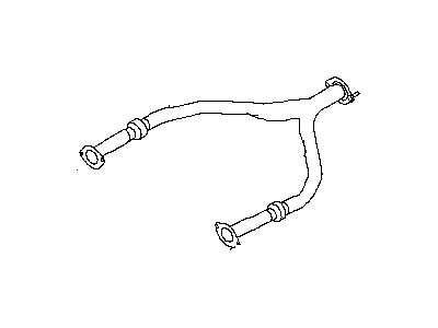 Infiniti 20020-JK00B Front Exhaust Tube Assembly