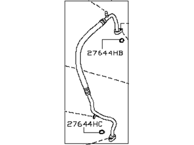 Infiniti 92480-5DB0B Hose-Flexible, Low