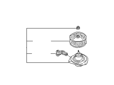 Infiniti 27220-5P100 Fan & Motor BLR