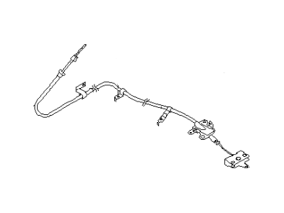 Infiniti 36402-5Y800 Cable Assy-Parking Brake, Front