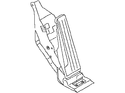 Infiniti 18002-1LA8A Lever Complete - Accelerator, W/DRUM