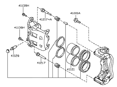 Infiniti D1ABM-VC226 Seal Kit-Disc Brake