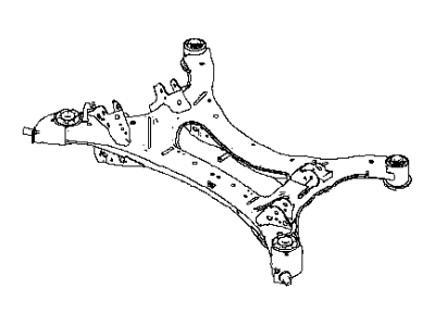 Infiniti 55400-3JA1A Member Complete-Rear Suspension