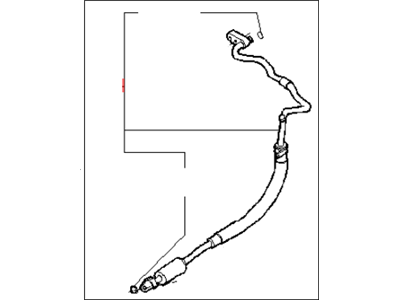 Infiniti 92480-AR200 Hose-Flexible, Low