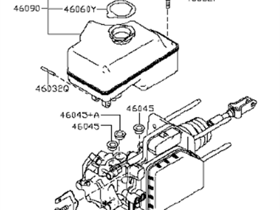 Infiniti 46010-5ZS0B Cylinder Assy-Brake Master
