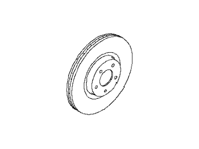 Nissan 40206-2L903 Rotor - Disc Brake, Front