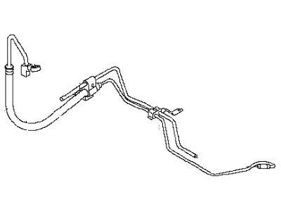 Infiniti 49720-EH000 Power Steering Pressure Hose & Tube Assembly