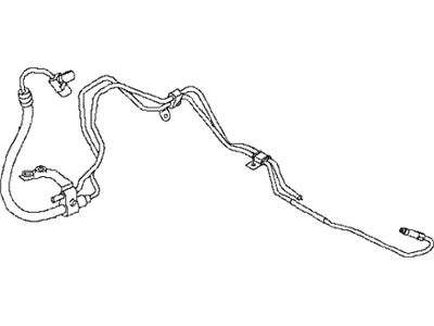 Infiniti 49720-1BA0A Power Steering Pressure Hose & Tube Assembly
