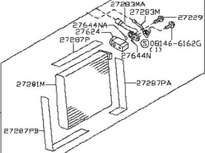 Infiniti 27280-AM600 Evaporator Assy-Cooler