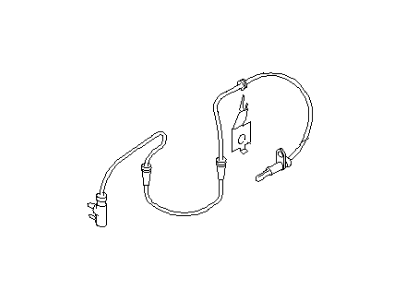 Infiniti 47910-EG000 Sensor Assembly-Anti SKID, Front R