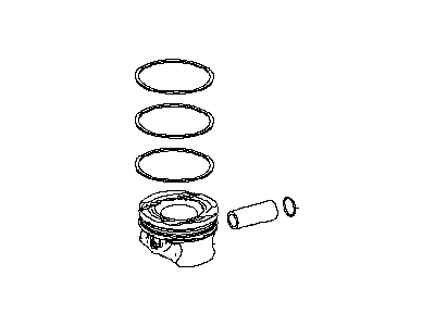 Infiniti A2010-4GA0B Piston-W/Pin