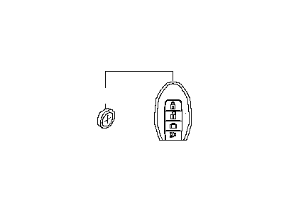 Infiniti 285E3-AC70A Switch Assembly - Smart KEYLESS