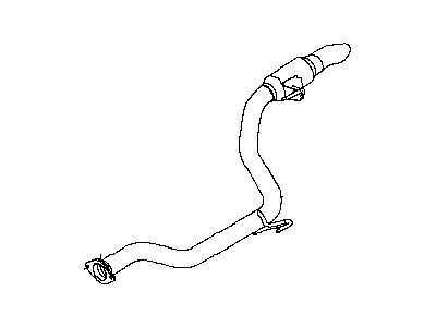 Infiniti 20350-3JA0A Post Muffler Assembly