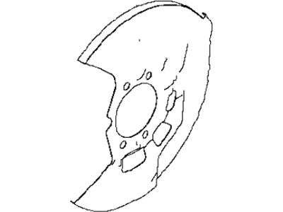Infiniti 41161-1LA0A Splash Shield