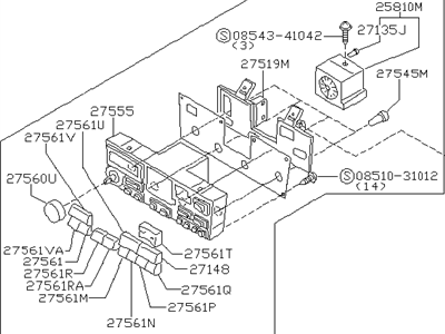 Infiniti 27510-3H000 Control Assembly