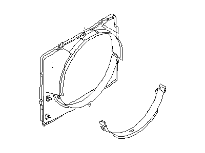 Infiniti 21475-70U01 SHROUD Assembly