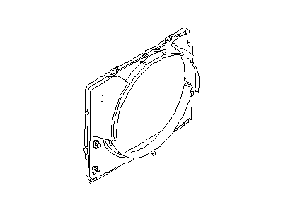 Infiniti 21476-67U00 Shroud-Radiator, Upper