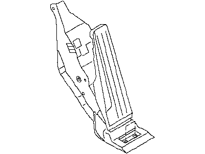 Nissan 18002-1NC0A Lever Complete-Accelerator, W/DRUM