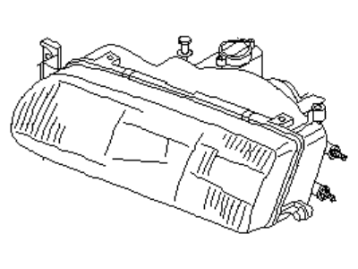 Infiniti 26064-60U00 Head Lamp Unit