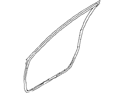 Infiniti 80830-JU40B Weatherstrip-Front Door, RH