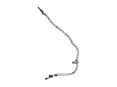 Infiniti 36531-5UB0A Cable Assy-Parking, Rear LH