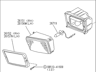 Infiniti B6150-0J200 Fog Lamp Assy-RH