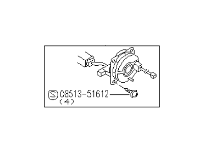 Nissan 25554-70F26 Clock Spring Steering Air Bag Wire