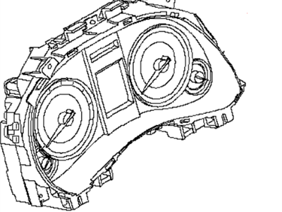 Infiniti 24820-6WA2D Instrument Cluster Speedometer Assembly