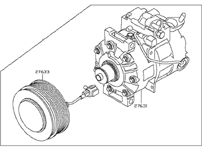 Infiniti 92600-64U25 Compressor