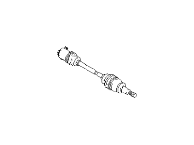 Infiniti 39601-0P500 Shaft Assembly-Rear Drive, L