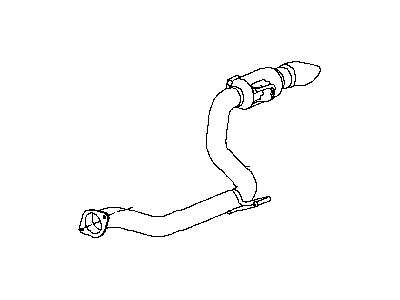 Nissan 20350-3JV0A Muffler Assembly
