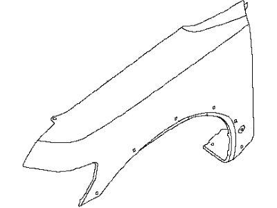 Infiniti F3100-ZQ1MA Fender - Front, RH
